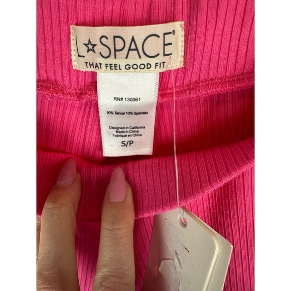 NWT L Space Charlie Pant in Pink size SMALL - Picture 4 of 5